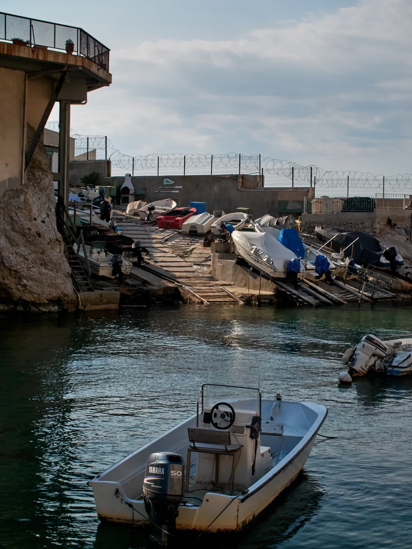 Malmousque — cove, light and terraces