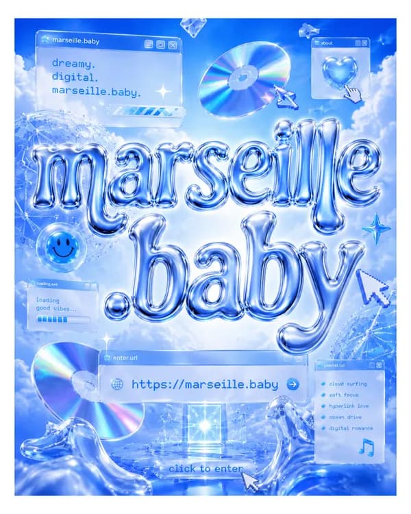 Dreamy Digital — affiche marseille.baby