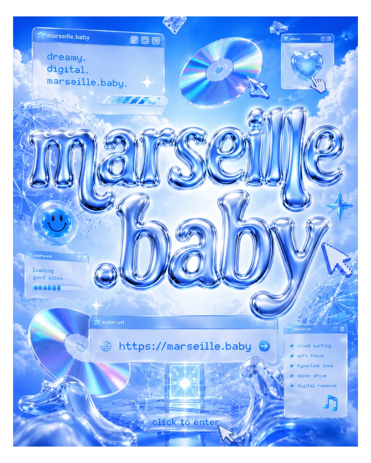 Dreamy Digital — affiche marseille.baby