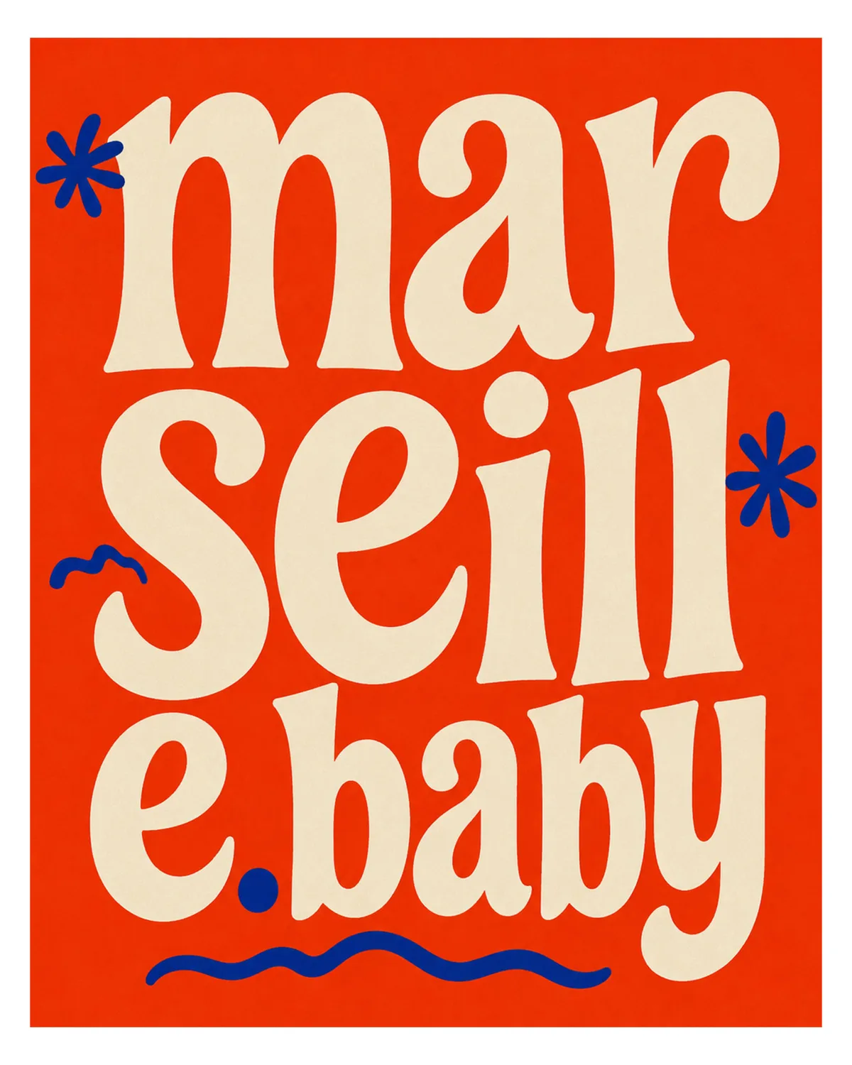 Retro Pop — affiche marseille.baby