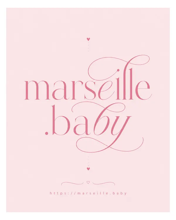 Rose Élégant — affiche marseille.baby