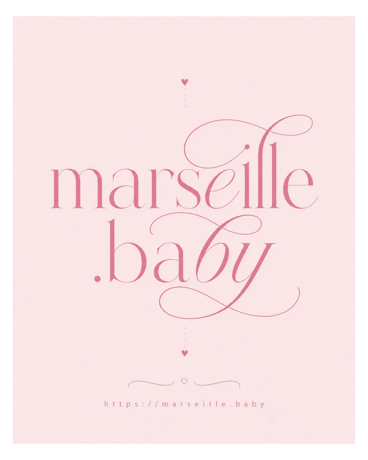 Elegant Rose — affiche marseille.baby