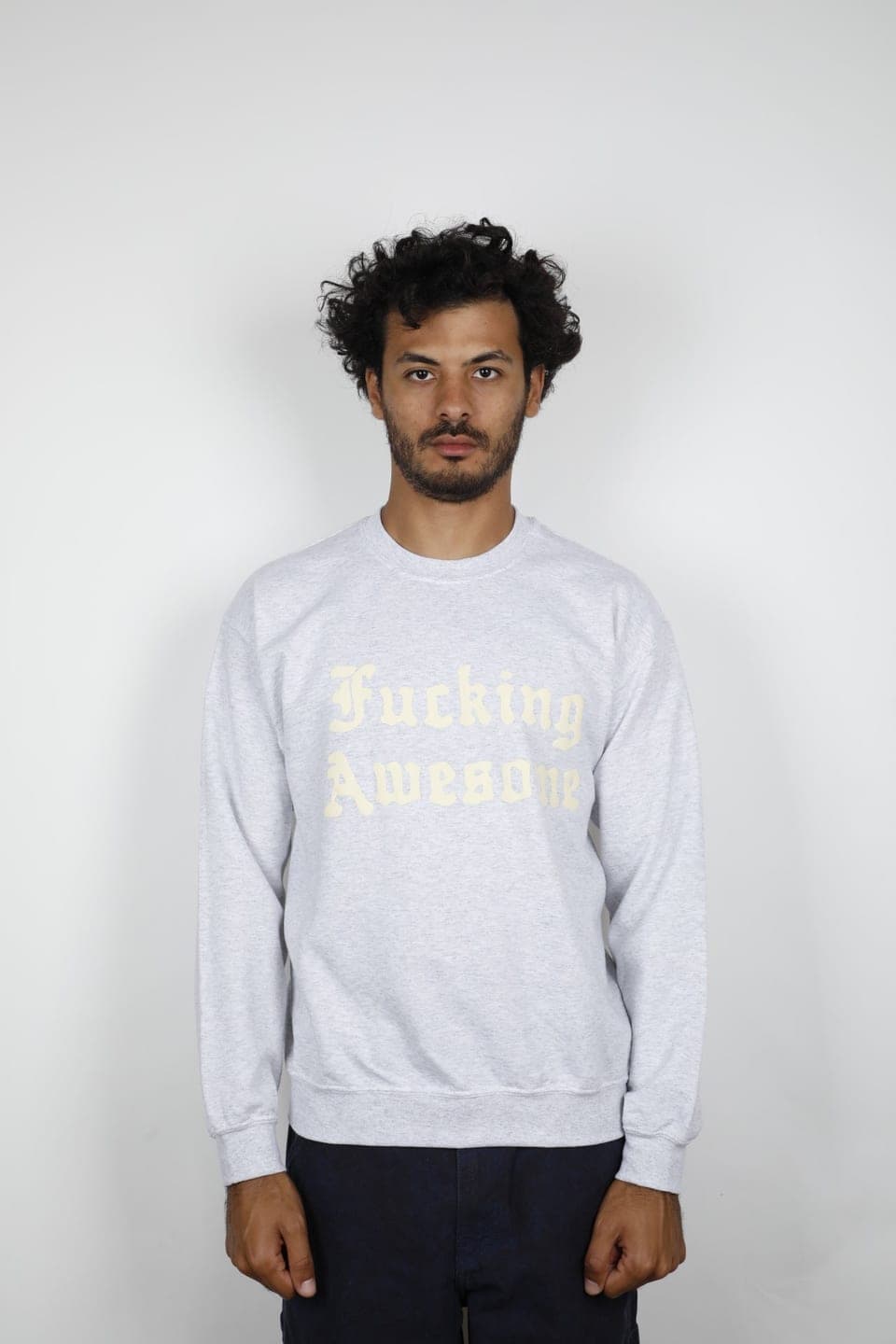 Fucking Awesome Ancient Script Crewneck