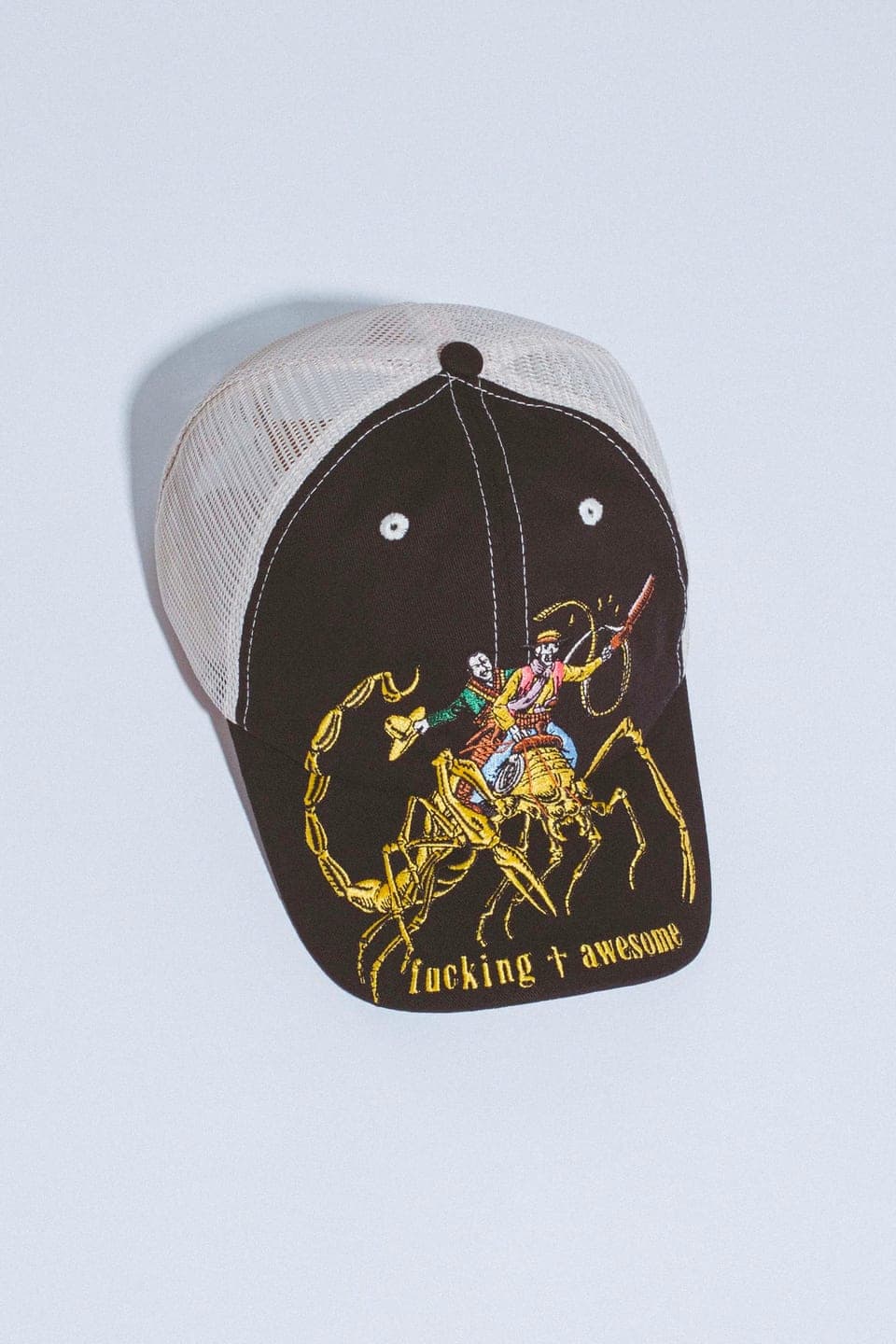 Fucking Awesome Scorpion Mesh Trucker Hat