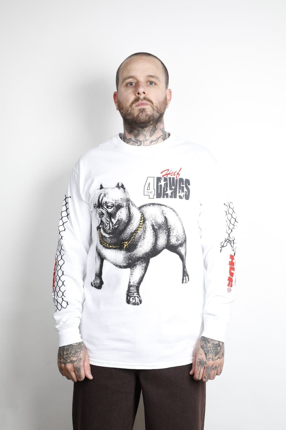 Huf T-shirt 4 The Dawgs Ls